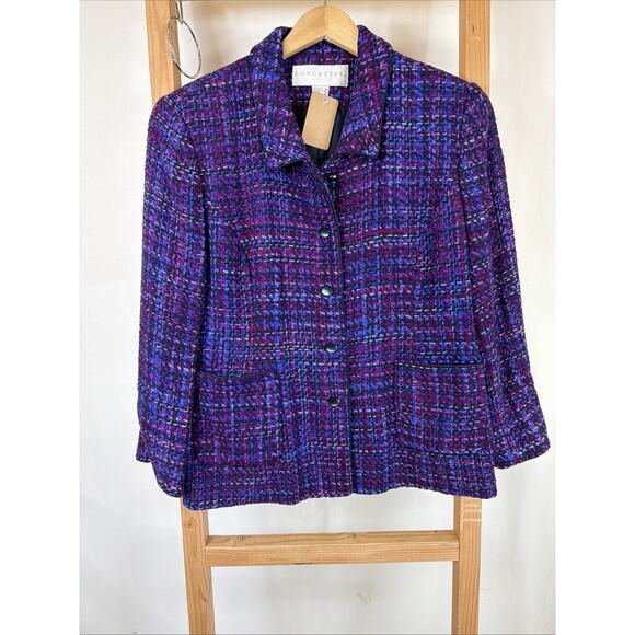 Doncaster Jackets & Blazers - Vintage Y2K Doncaster Multicolor SILK Blazer #1208 Size LG / XL